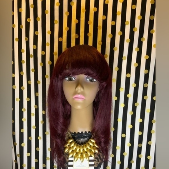 99j Straight Human Hair Wig 18” - Picture 1 of 13